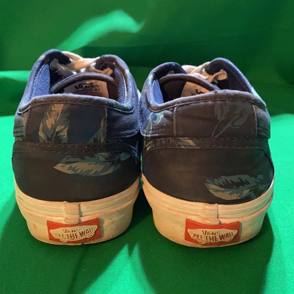 Vans Pro blue floral print men 6.5 women’s 8 - Picture 6 of 12